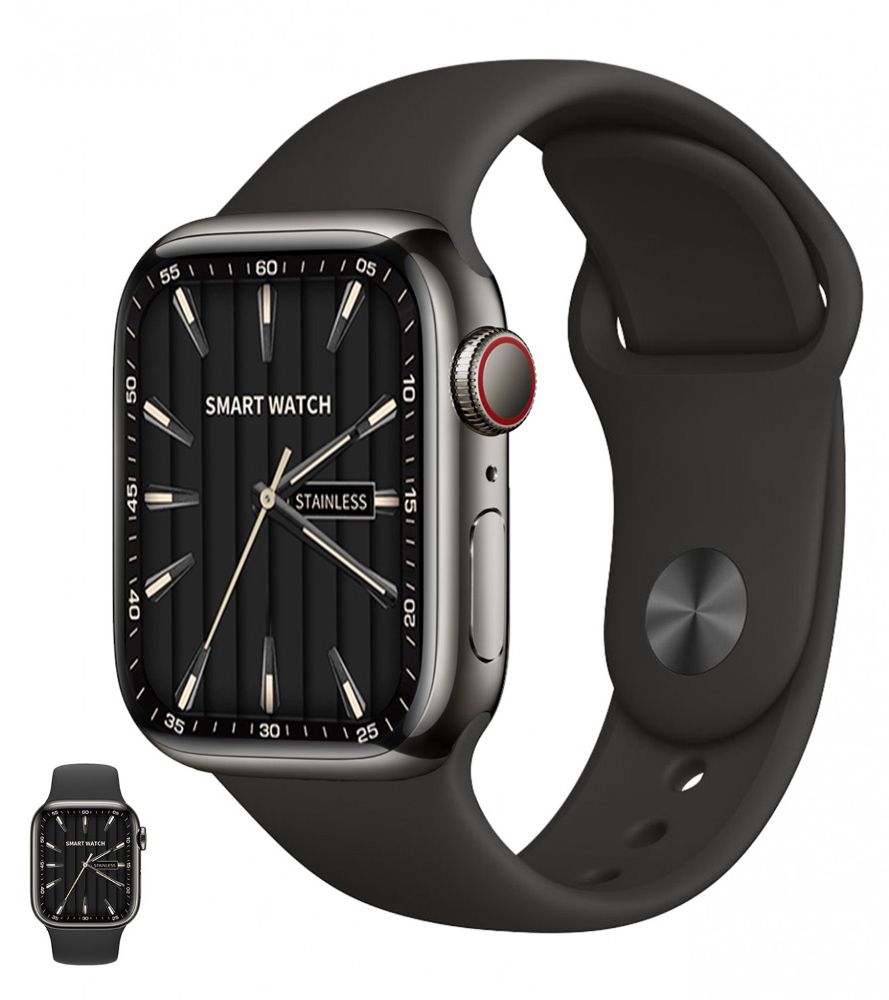 Watch 9 Max Series 9 Smartwatch (2.19 Inch IPS) 22mm Strap WITH Laxasfit APP Black