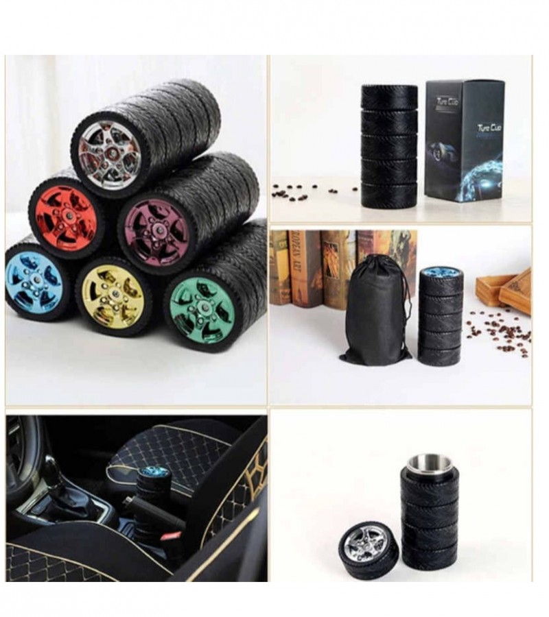 Tire Style Insulated Cup Water Bottle Coffee