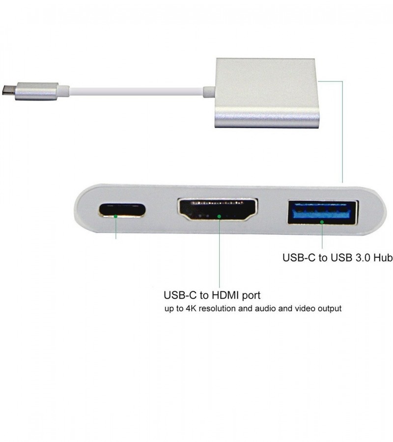 Type C 3.1 to OTG+HDMI+USB3.0