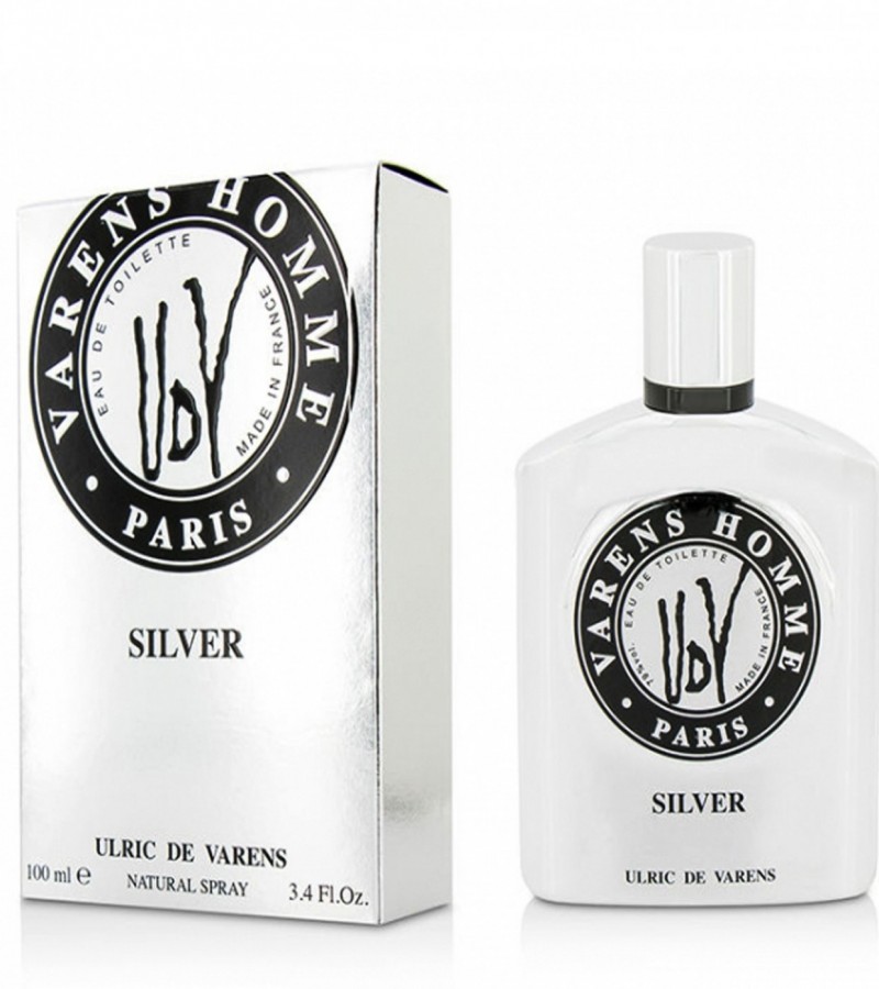 Ulric de Varens ( UDV ) Silver Perfume For Men - Eau De Toilette - 100 ml