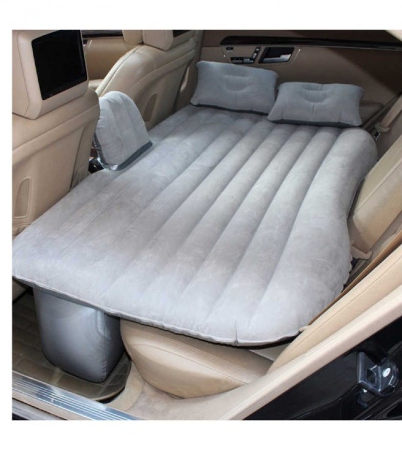 Universal Car Air Mattress Travel Bed Inflatable - Gray