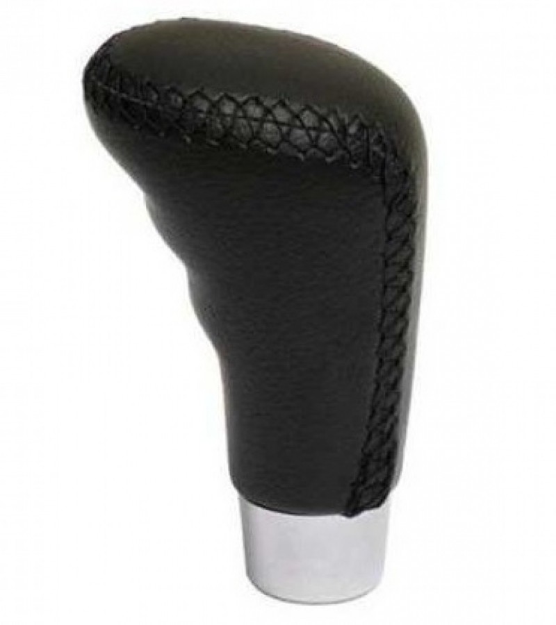 Universal Leather Gear Nobe For Cars- Black
