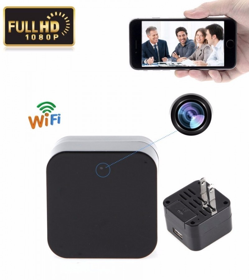 USB Charger 1080P HD Camera Charger Home Security Mini Wifi Camera