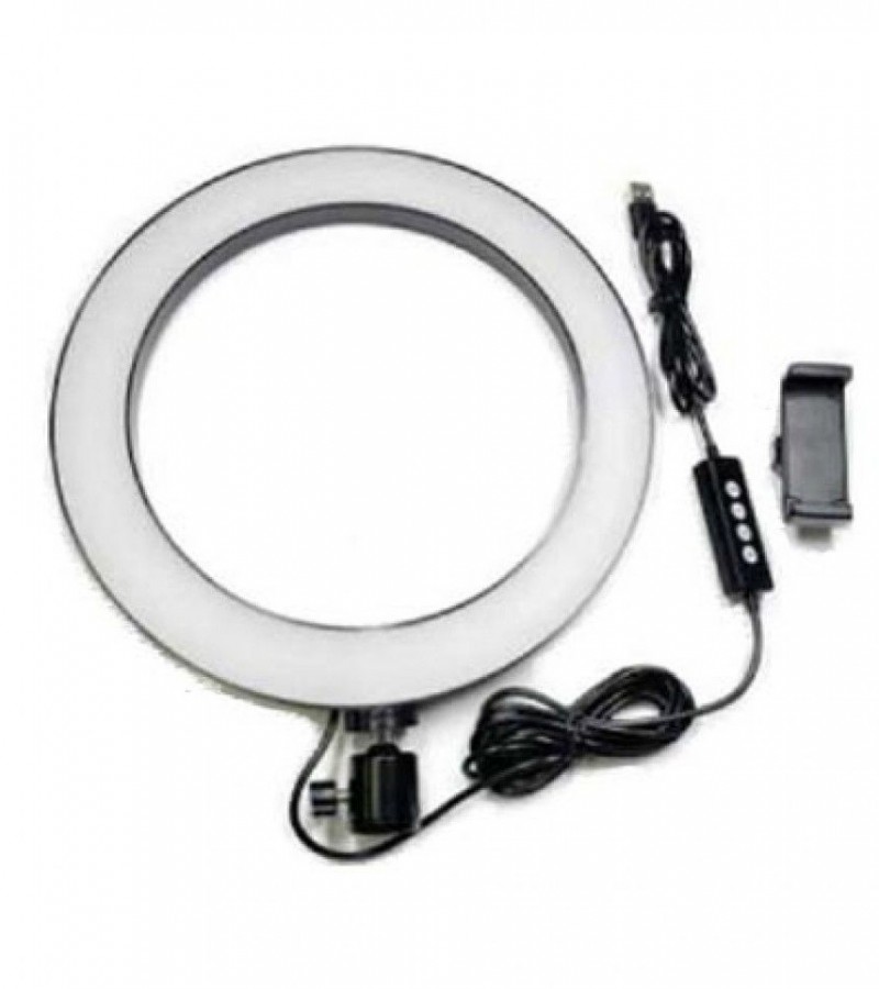 Vital RING LIGHT 26 CM (10 Inches) With Three Modes of Colour(ONLY RING LIGHT WITHOUT STAND)