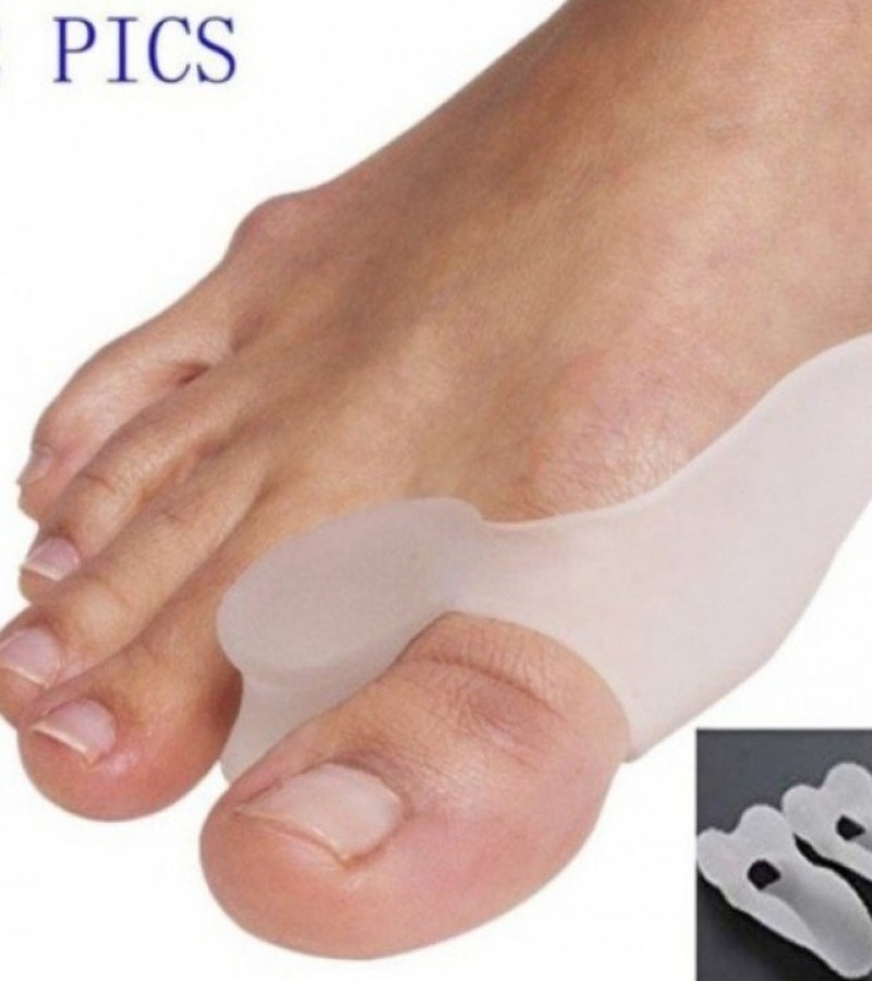 1 Pair Silicone Gel Bunion Protector Toe Straightener