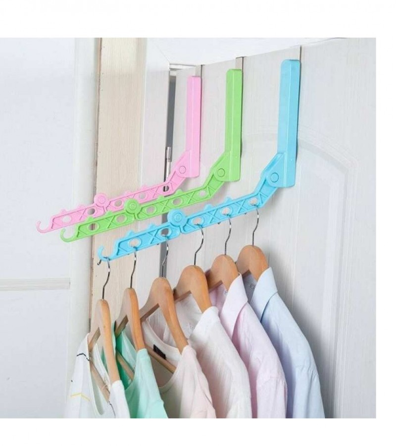 1pc Plastic Drying Storage Rack Clothes Holder