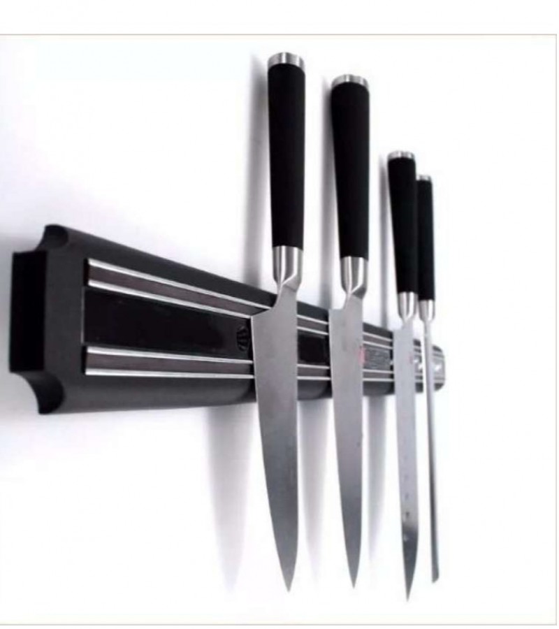 38cm Magnetic Knife Holder Rack Storage Strip Kitchen Knives Bar Wall Mounted