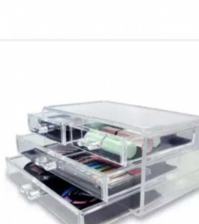 Acrylic Cosmetic Drawer For Make Up Rack & Jewelry Organizer