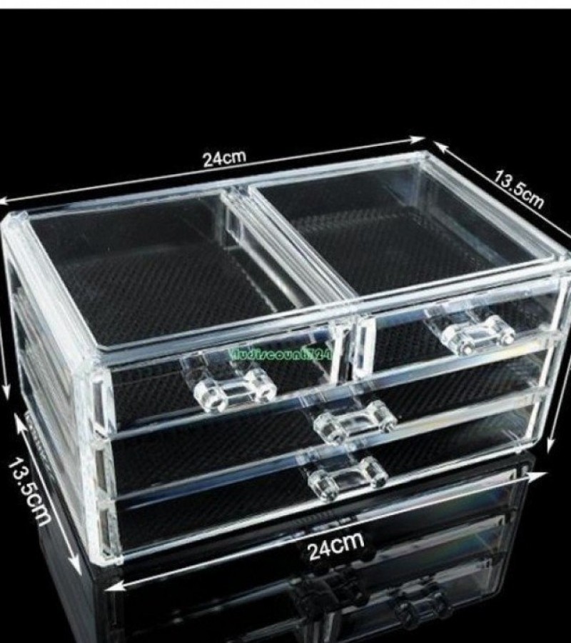Acrylic Cosmetic Drawer For Make Up Rack & Jewelry Organizer