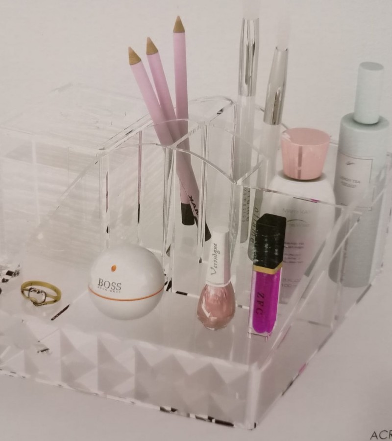 Acrylic Cosmetic Organizer Makeup Brush Lipstick Jewelry Storage Organizer Holder Display Stand 2321