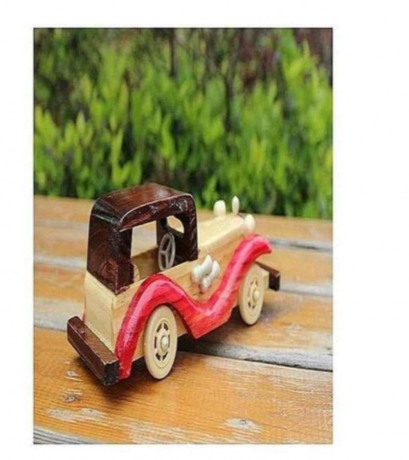 Beautiful Car Model Can be used as decorations or children toys Retro Style Solid Wood Material