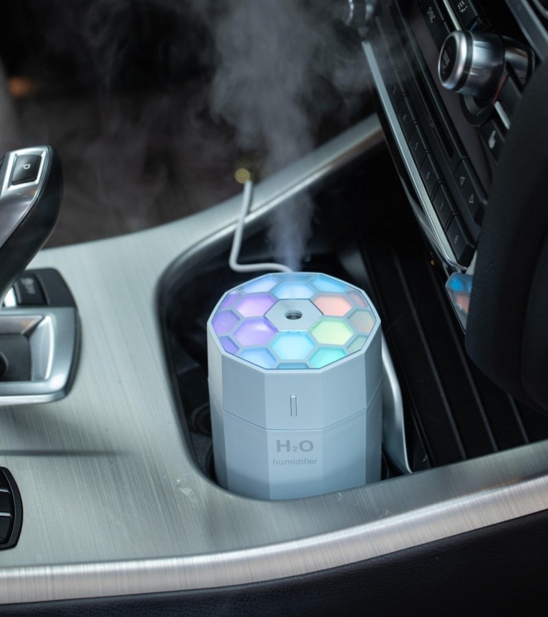 Colorful Humidifier Ultrasonic USB Portable Car Diffuser Spray Humidifier - Multi
