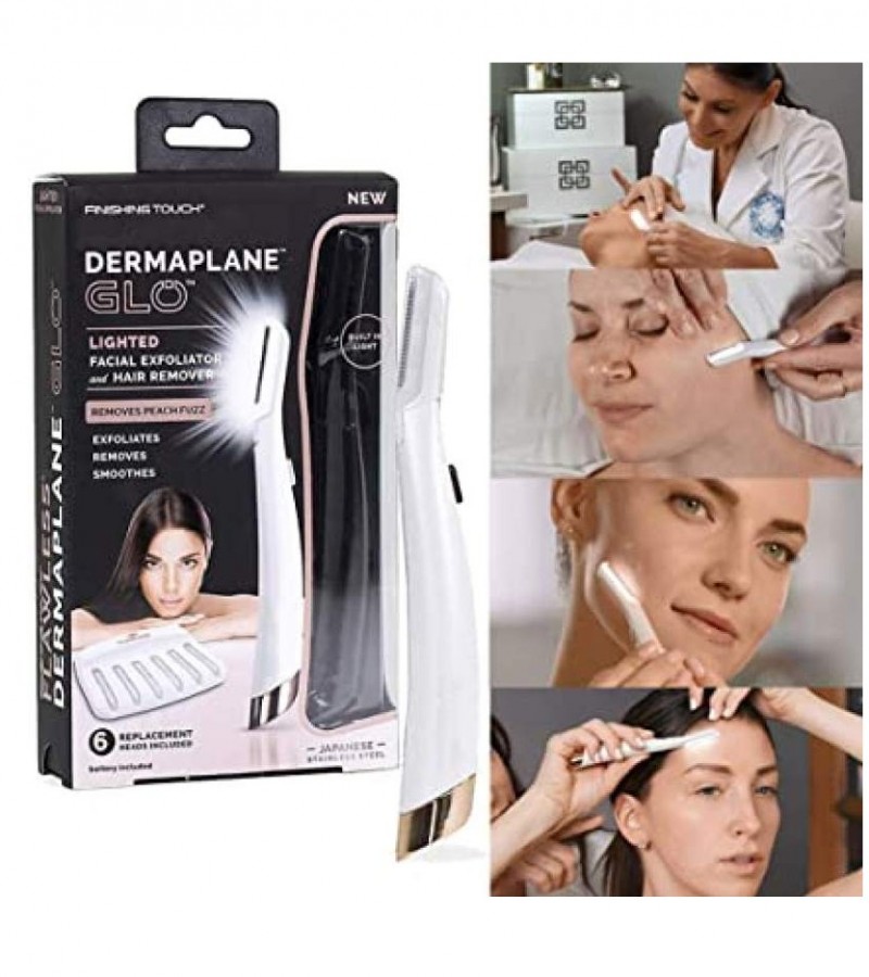 Finishing Touch Flawless facial hair remover Dermaplane Glo