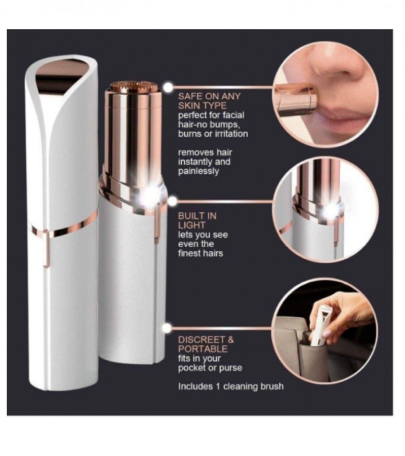 Finishing Touch Flawless Facial Hair Remover Discreet Pain-Free Epilator