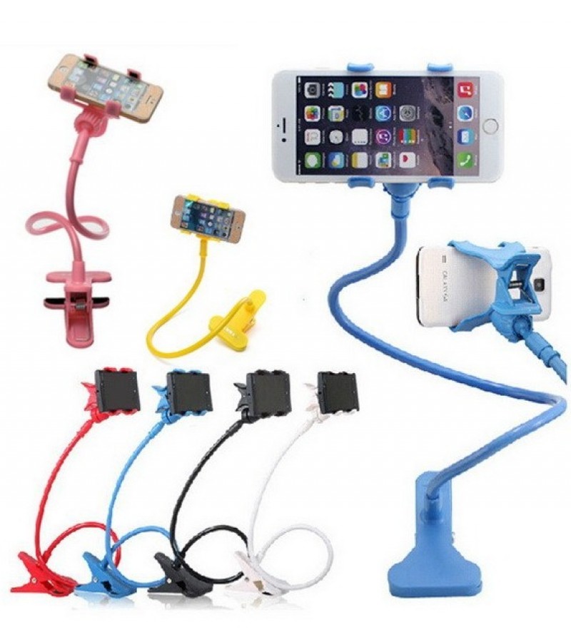 Flexible Cell Phone Holder Long Arms Table Bed Mobile Phone Stand Clip