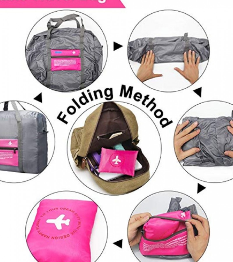Foldable Travel Duffel Bag for Women and Men Waterproof