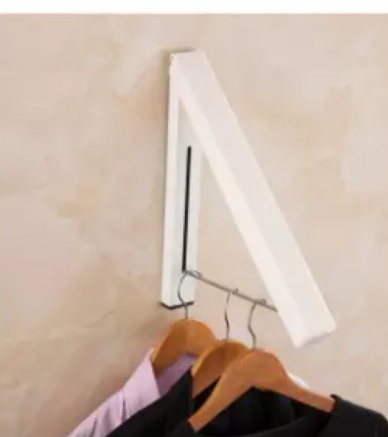 Folding Hidden Wall-mount Hanger Type Multifunctional Cloth Hanger 1Pcs
