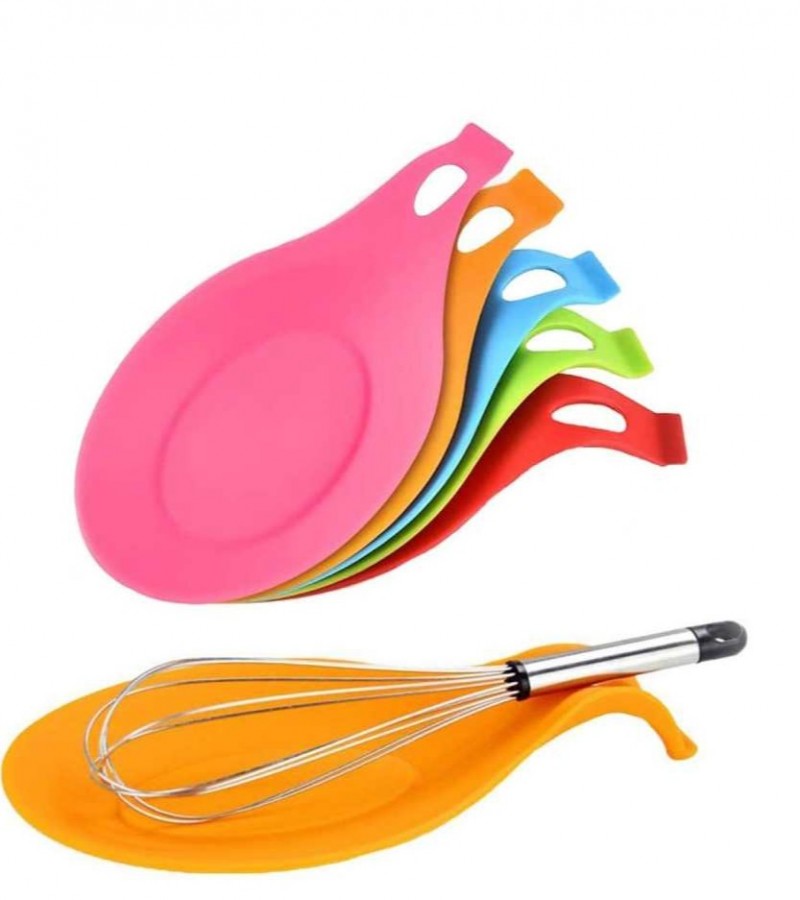 Generic Silicone Heat Resistant Spoon Fork Mat Rest Utensil Spatula