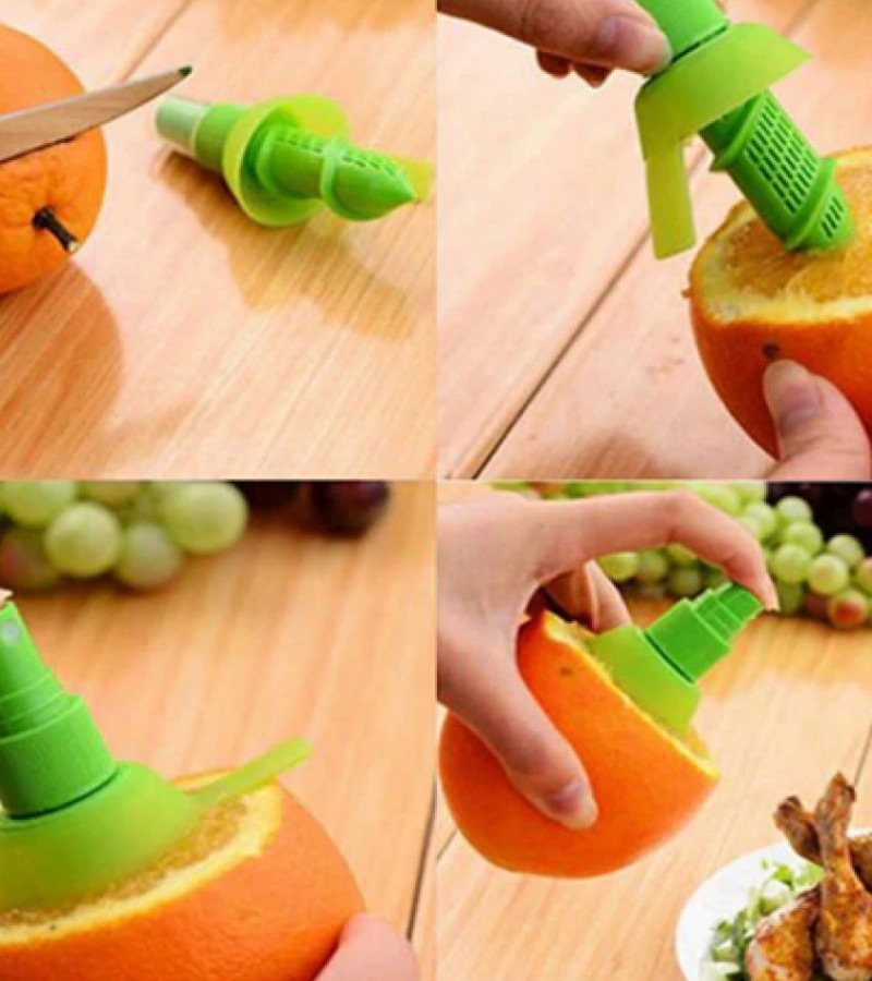 High Quality Plastic Set Lemon Orange Fruit Citrus Sprayer