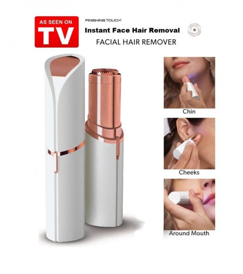 Instant Face Hair Removal Lipstick Size km 1021 With Heavy Duty Batteries