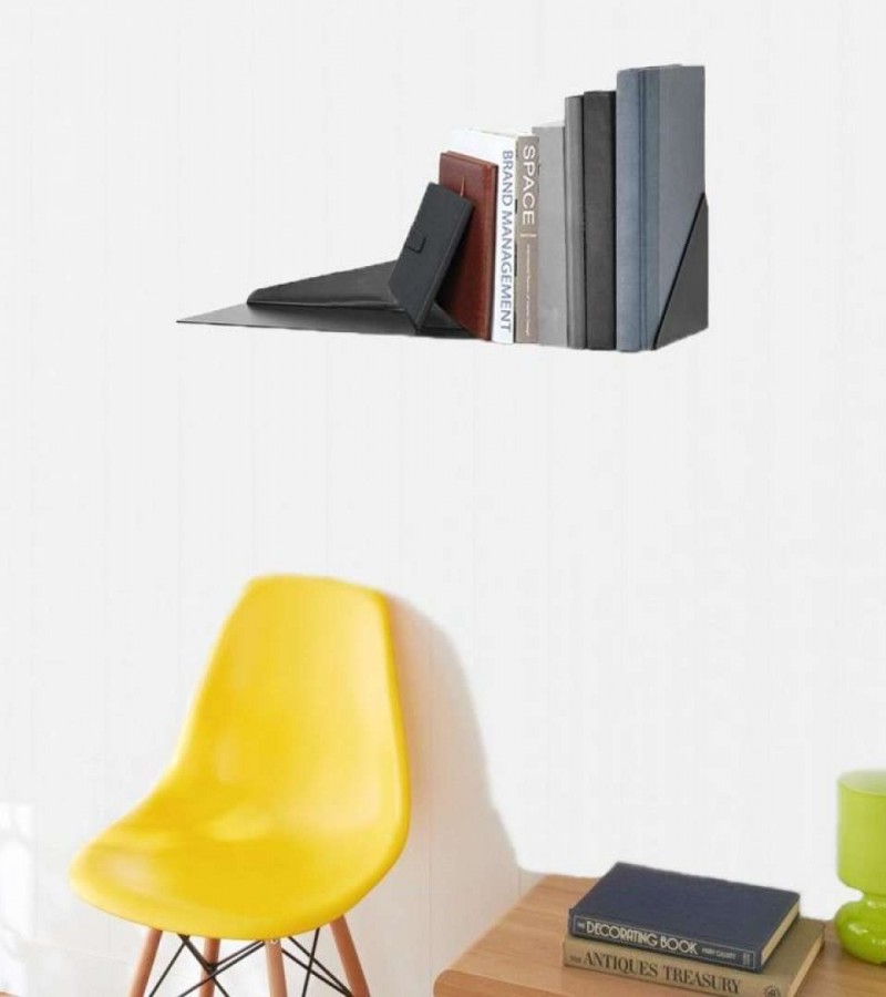 L-Shaped Wall Mount Floating Book Shelf / Book Rack / Book Organizer