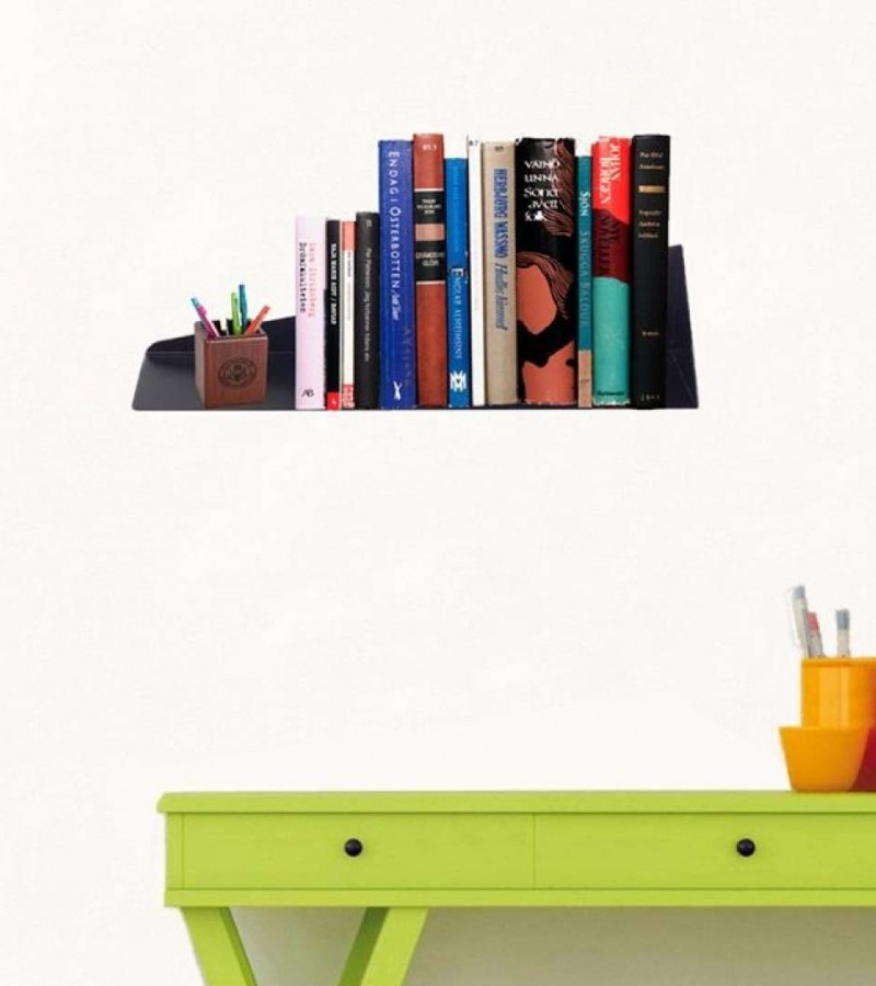 L-Shaped Wall Mount Floating Book Shelf / Book Rack / Book Organizer
