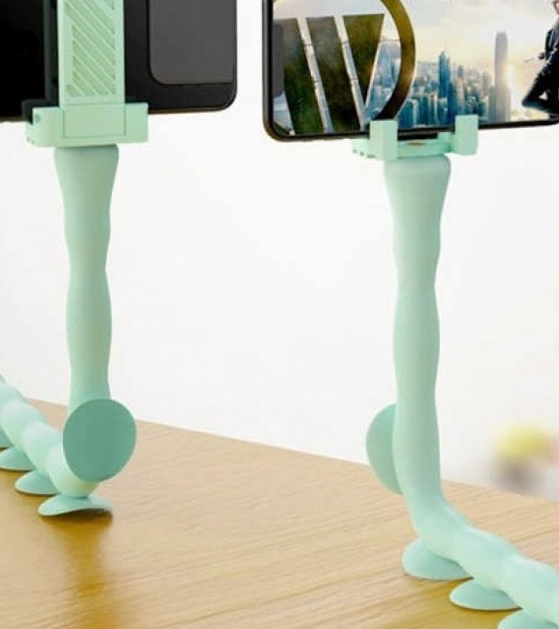 Lazy Phone Holder Stand Caterpillar Suction Cup