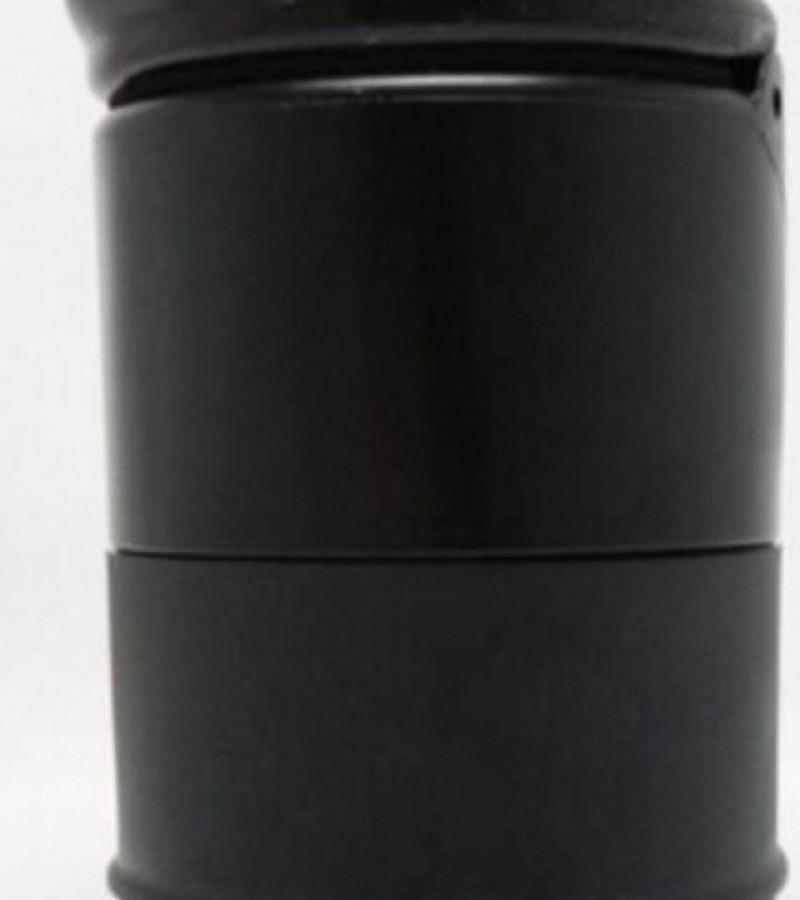 LED Portable Cigarette Ashtray Holder Cup Black