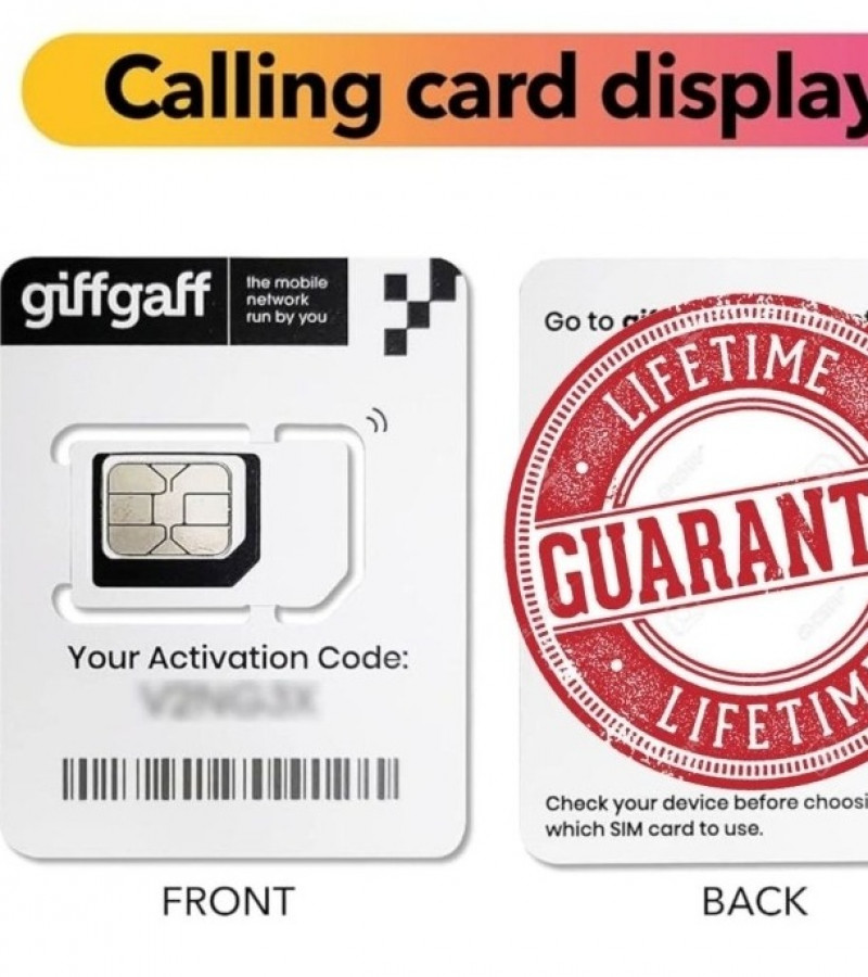 Lifetime guaranteed U.k sim for TikTok live, what'sap and other purposes
