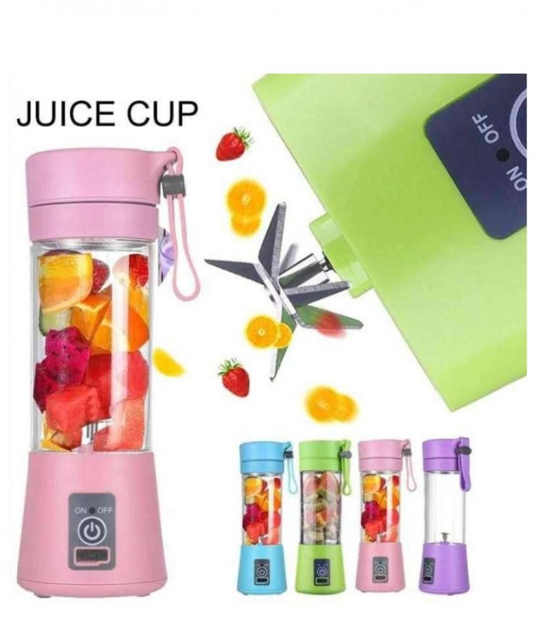 Mini Portable Personal Size Juicer Cup USB Rechargeable Mixer