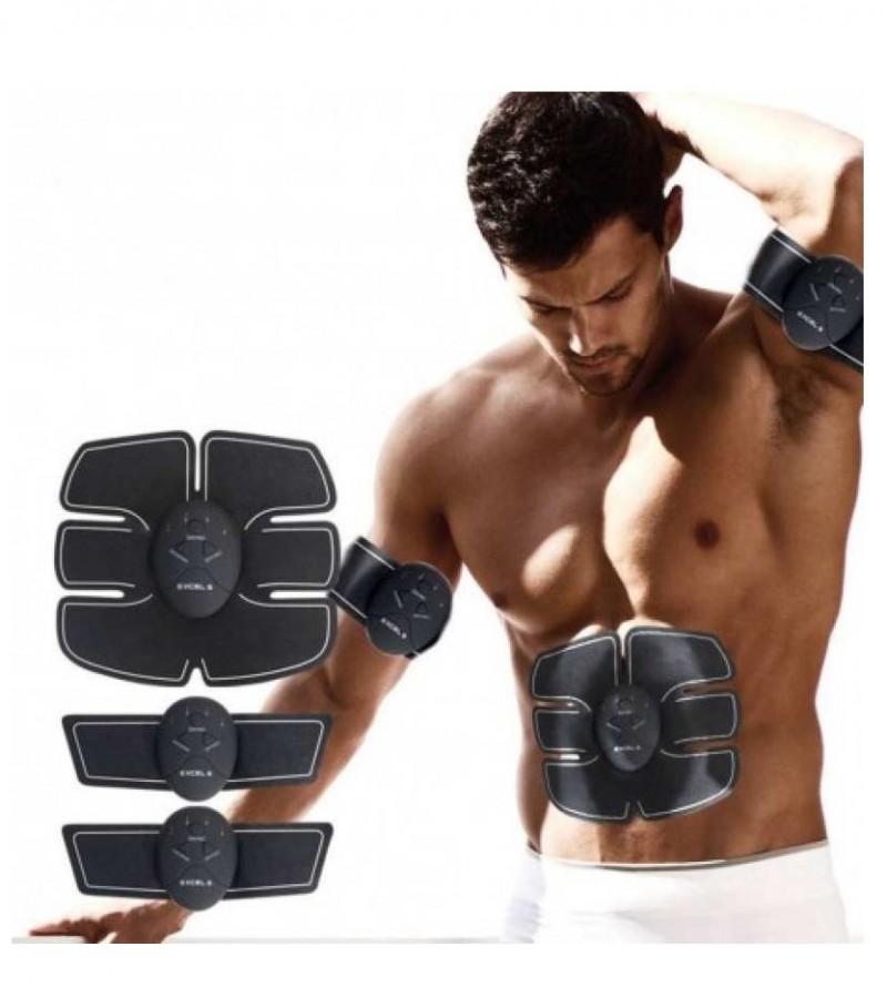 New 6 Pack EMS Trainer Abdominal Toning Muscle Toner Abs Smart EMS