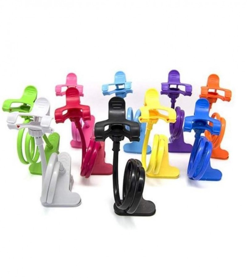 NEW STYLISH DURABLE 360 Clip Flexible Mobile Cell Phone Holder