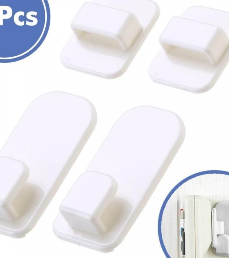 Pack of 2 - Super Adhesive Wall Hooks, TV AC Wall Remote
