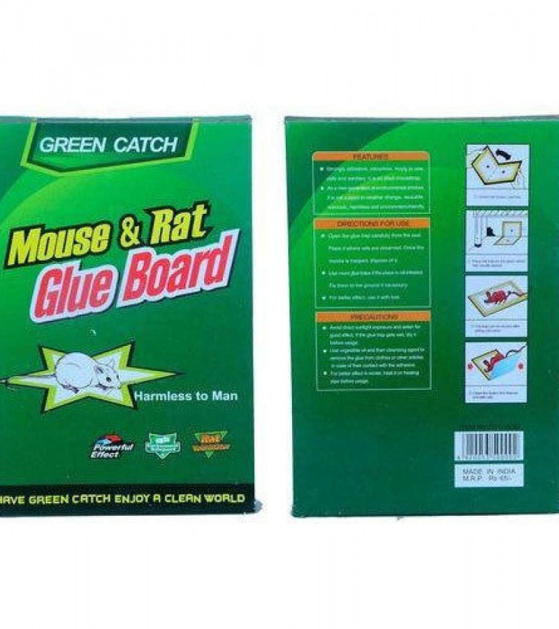 PACK OF 3 - Mouse Rat Glue Traps, New Version Strongly Adhesive, Mouse Traps Glue