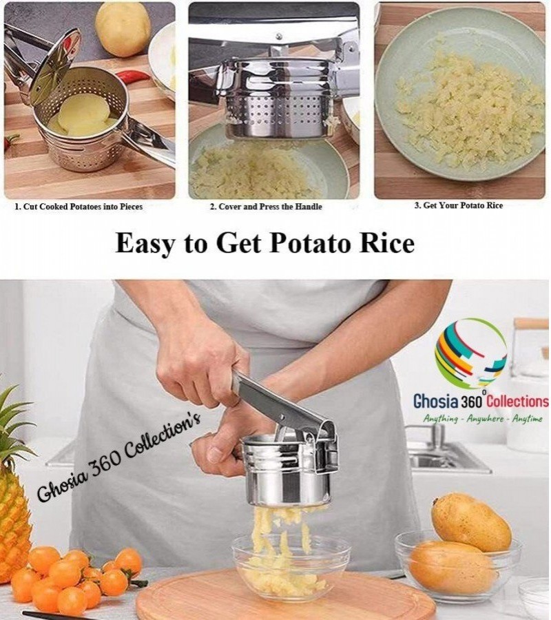 Potato Ricer and Masher, Fruit Press