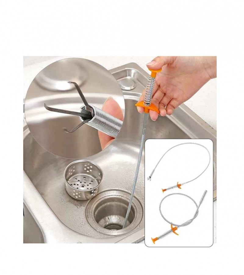 Sink Pipe Drain Cleaner, Toilet Cleaning Cable