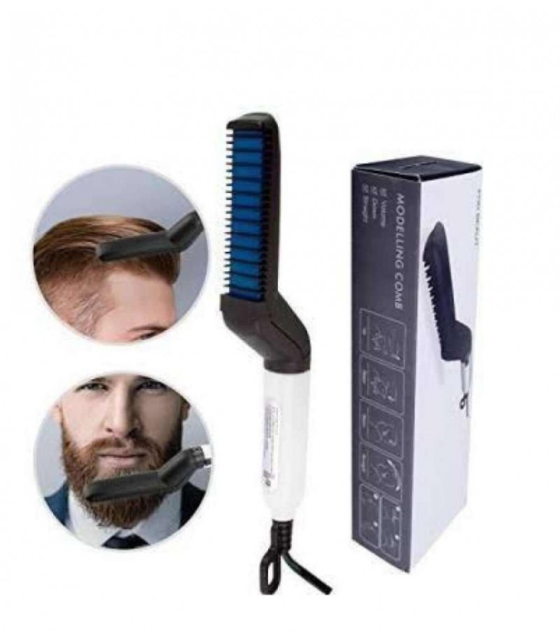 Styling Beard Straightener Comb Multifunctional Hair Curler Straightening