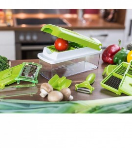 Generic Fruit And Vegetable Slicer Nicer Dicer Plus Green @ Best