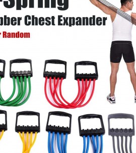 Chest Expander Silicone Adjustable Resistance Exercise Bands - Sale price -  Buy online in Pakistan 