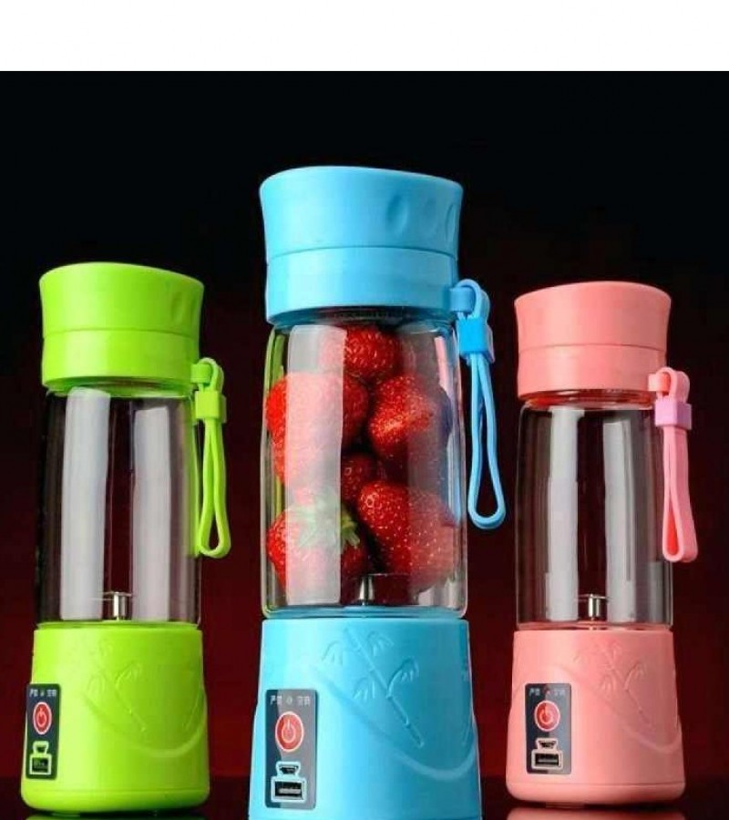 Travel Personal USB Mixer Juice Cup with Updated 6 Blades