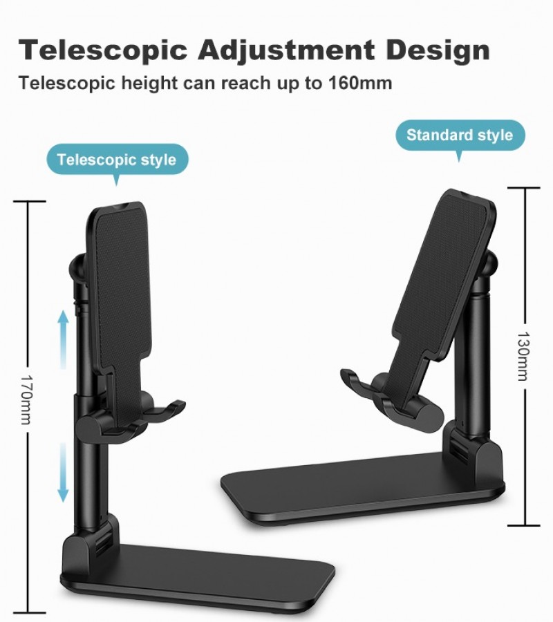 Universal Foldable Desk Stand for Mobile Phone & Tablets