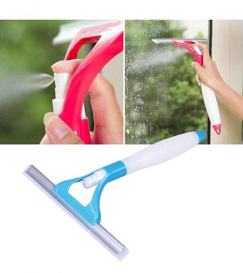 Windows Glass Cleaner Wiper With Spray