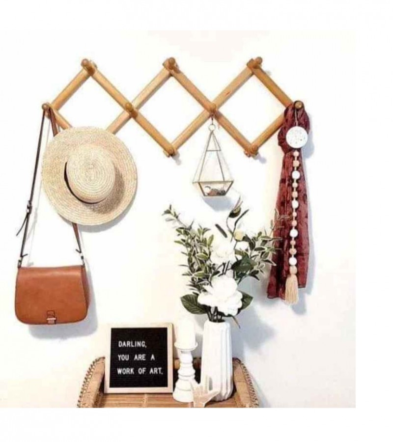Wooden Wall Mounted Cloth Hanger