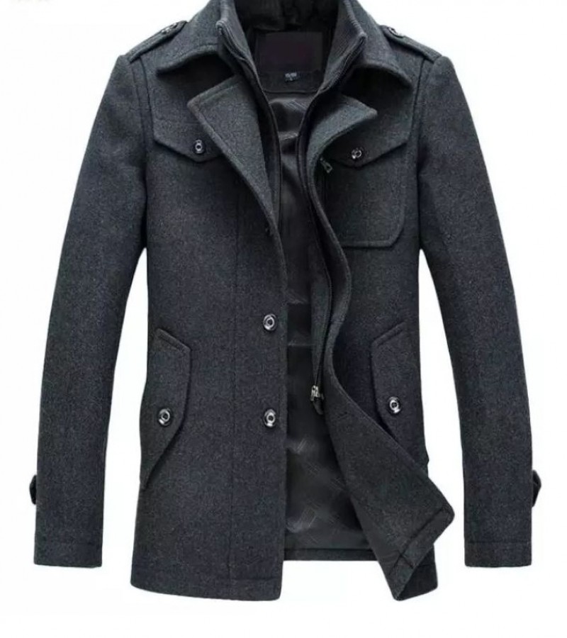 Warm Winter James Bond Fleece Coat For Men