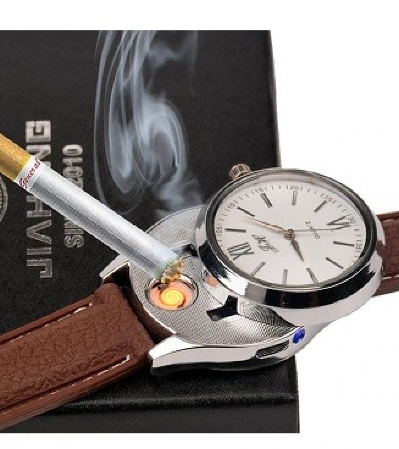 Watch With Rechargeable Lighter