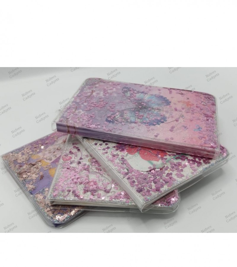 Water Liquid Glitter Cover Diary for Birthday Gift Notebook Diary Special Gift for Boys and Girls