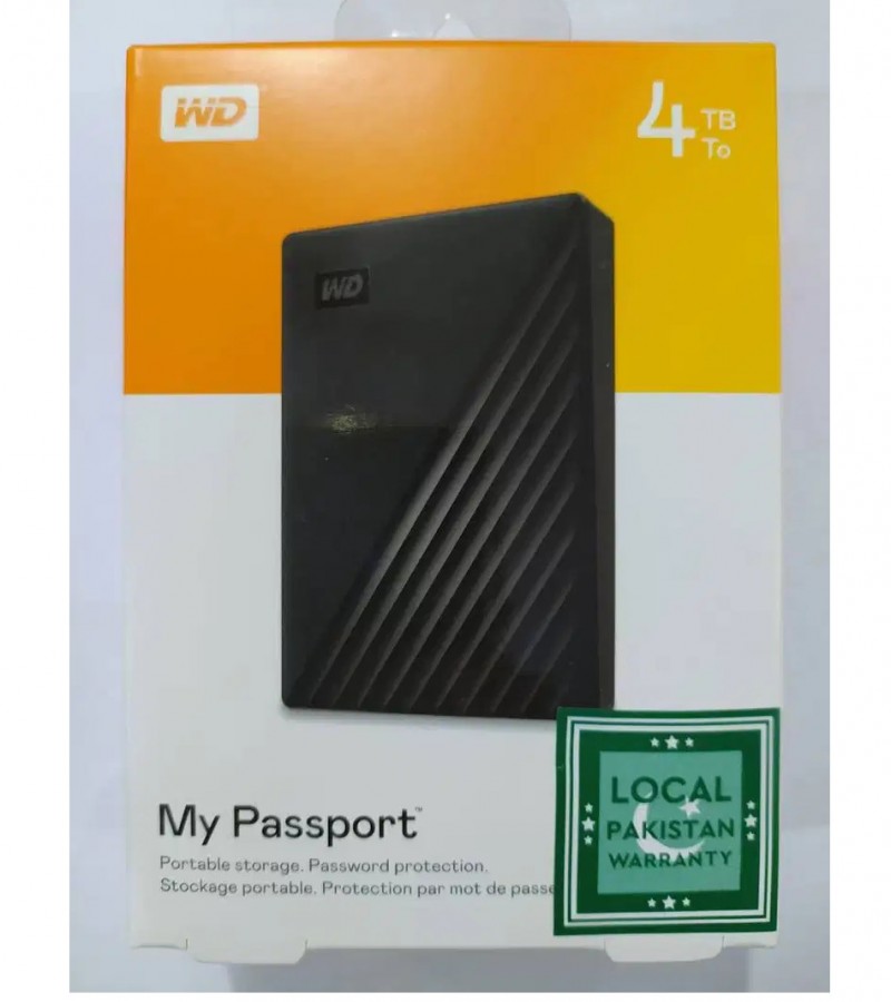 WD External Hard Drive 4 TB MY Passport New Box Pack With Warranty