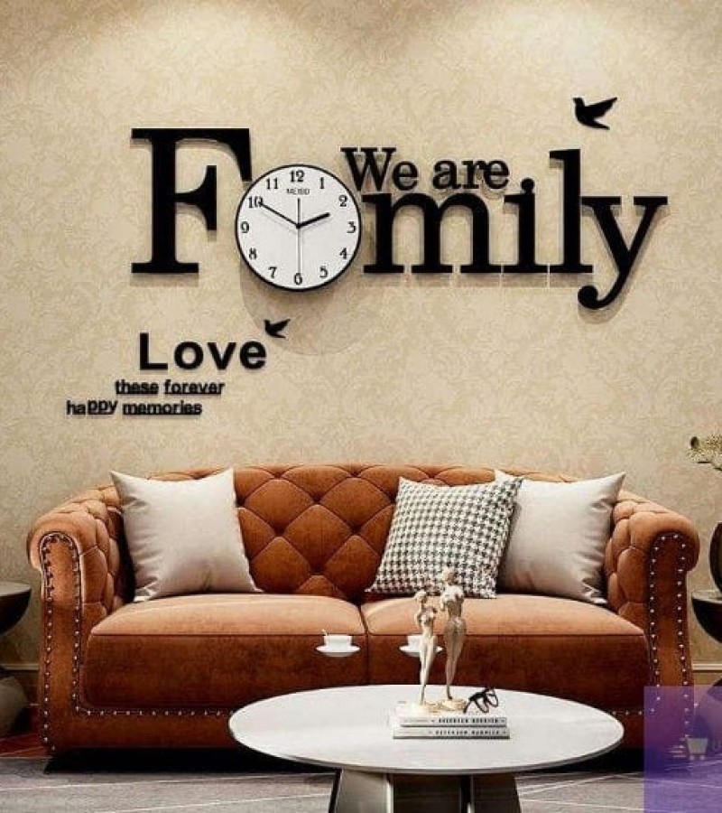 WE ARE FAMILY CLOCK
