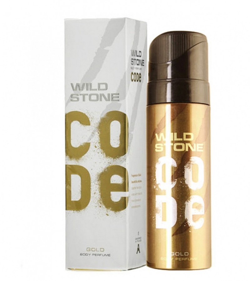 Wild Stone Code Gold Perfume Body Spray For Men - 120 ml