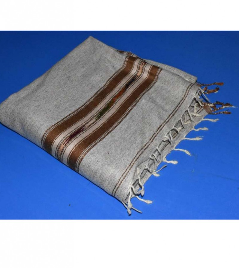 Winter Special Lambs Desi Wool Shawls For Men